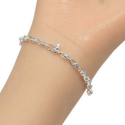 Tiffany & Co Microlink 925 Sterling Silver Bracelet — view 3