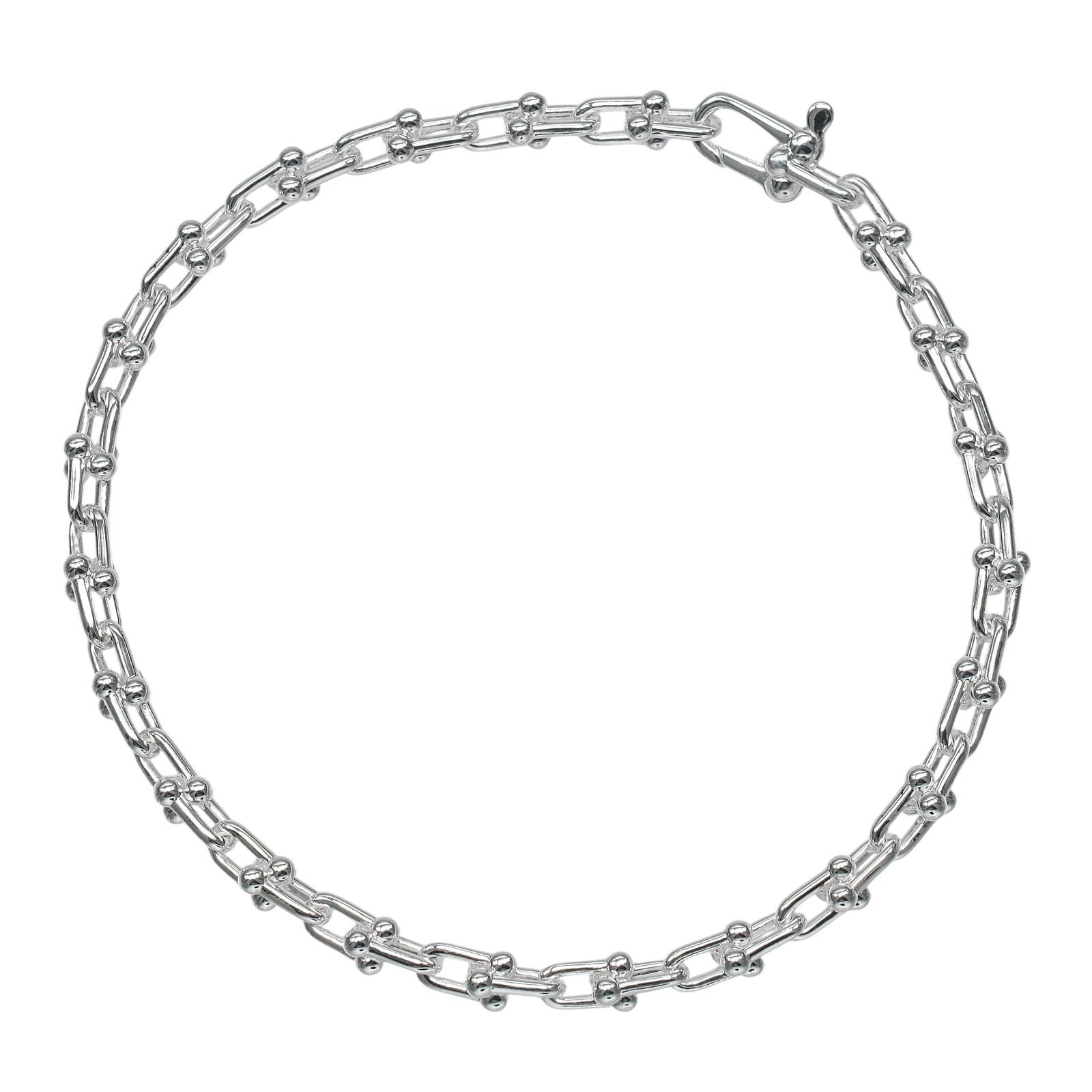 Tiffany & Co Micro Link 17 cm 925 Sterling Silver Bracelet