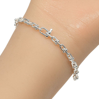 Tiffany & Co Micro Link 17 cm 925 Sterling Silver Bracelet — view 3