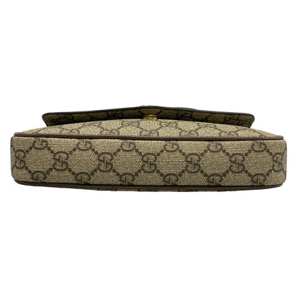 Gucci Shoulder Bag Ophidia Beige Dark Brown Multi Leather — view 5