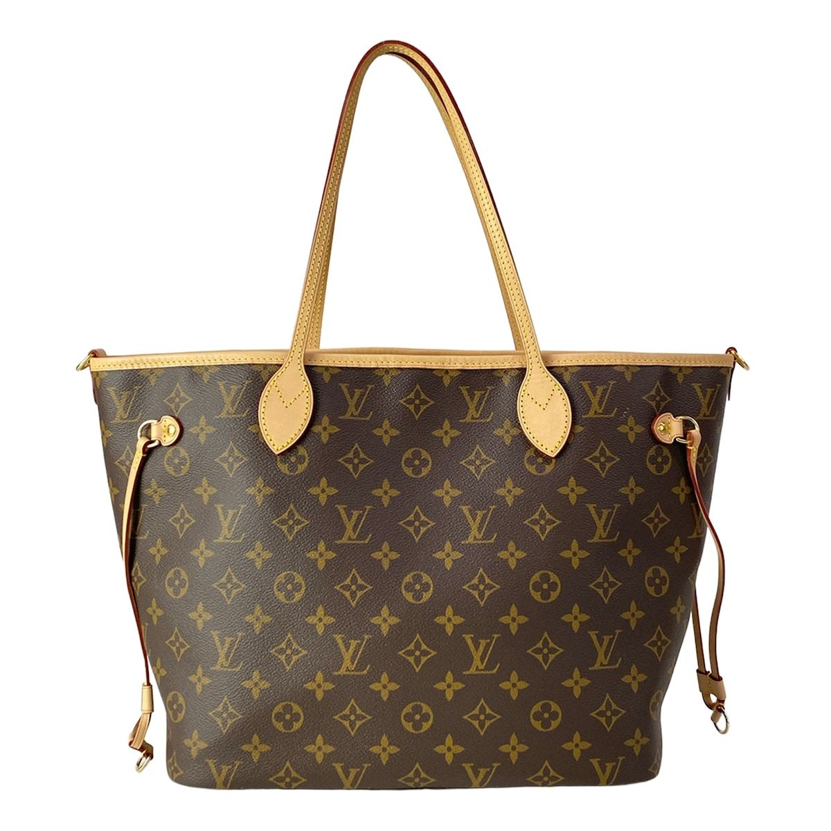 Louis Vuitton Tote Monogram Neverfull Inside Out MM Jaune Saffron