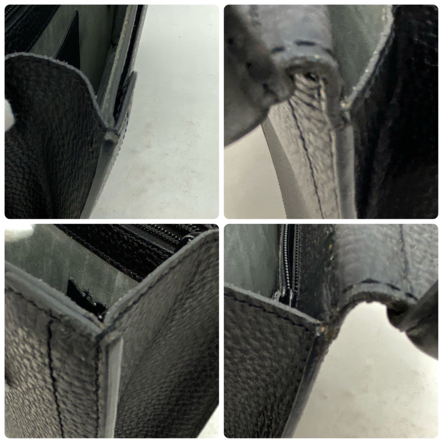 Loewe Briefcase Hand Business Anagram Grained Leather — view 6