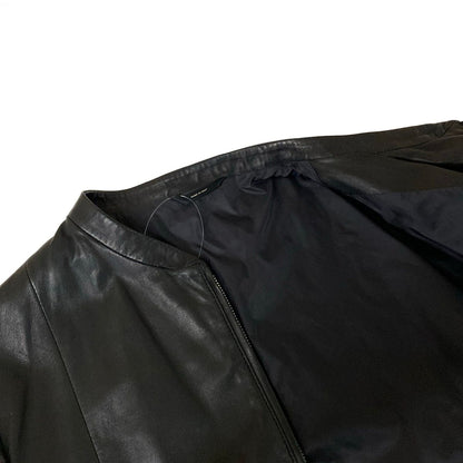Fendi Rider's Jacket 48 M Black Long Sleeve Lambskin — view 8