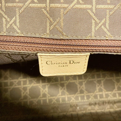 Dior Handbag Lady Large Bag Beige Gold Lambskin — view 9