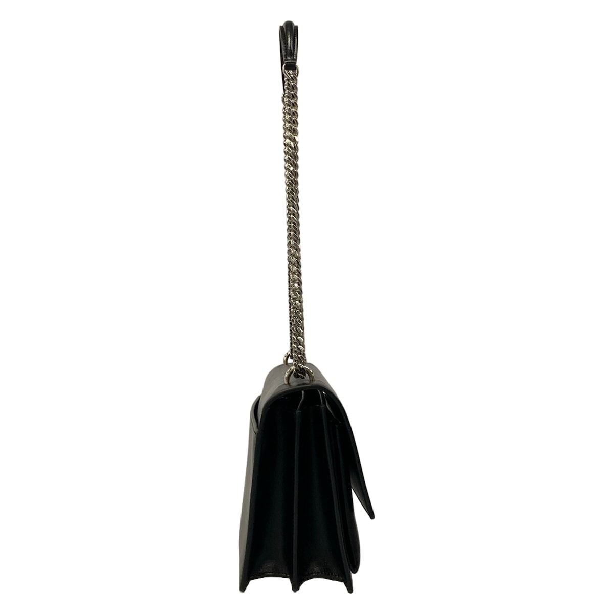 Saint Laurent Paris Shoulder Bag Sunset Black Chain Leather — view 2