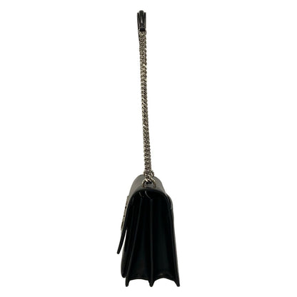 Saint Laurent Paris Shoulder Bag Sunset Black Chain Leather — view 4