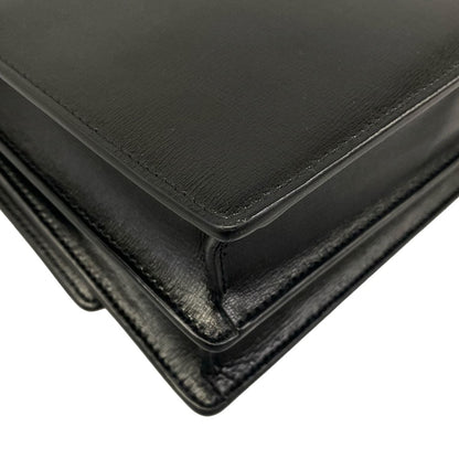Saint Laurent Paris Shoulder Bag Sunset Black Chain Leather — view 6