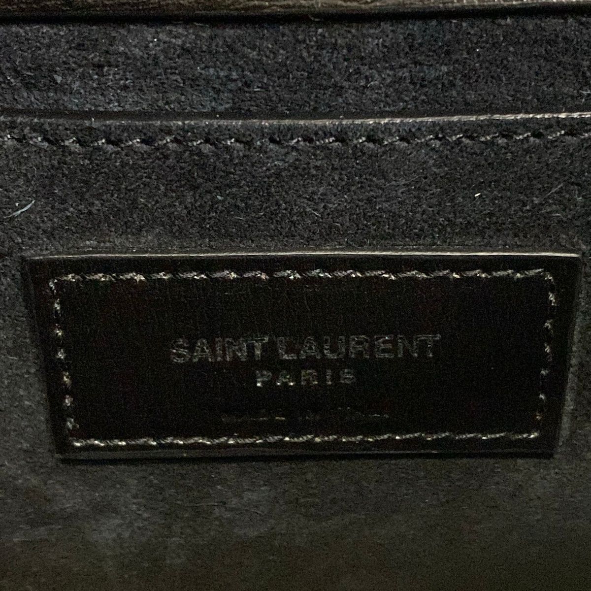 Saint Laurent Paris Shoulder Bag Sunset Black Chain Leather — view 8
