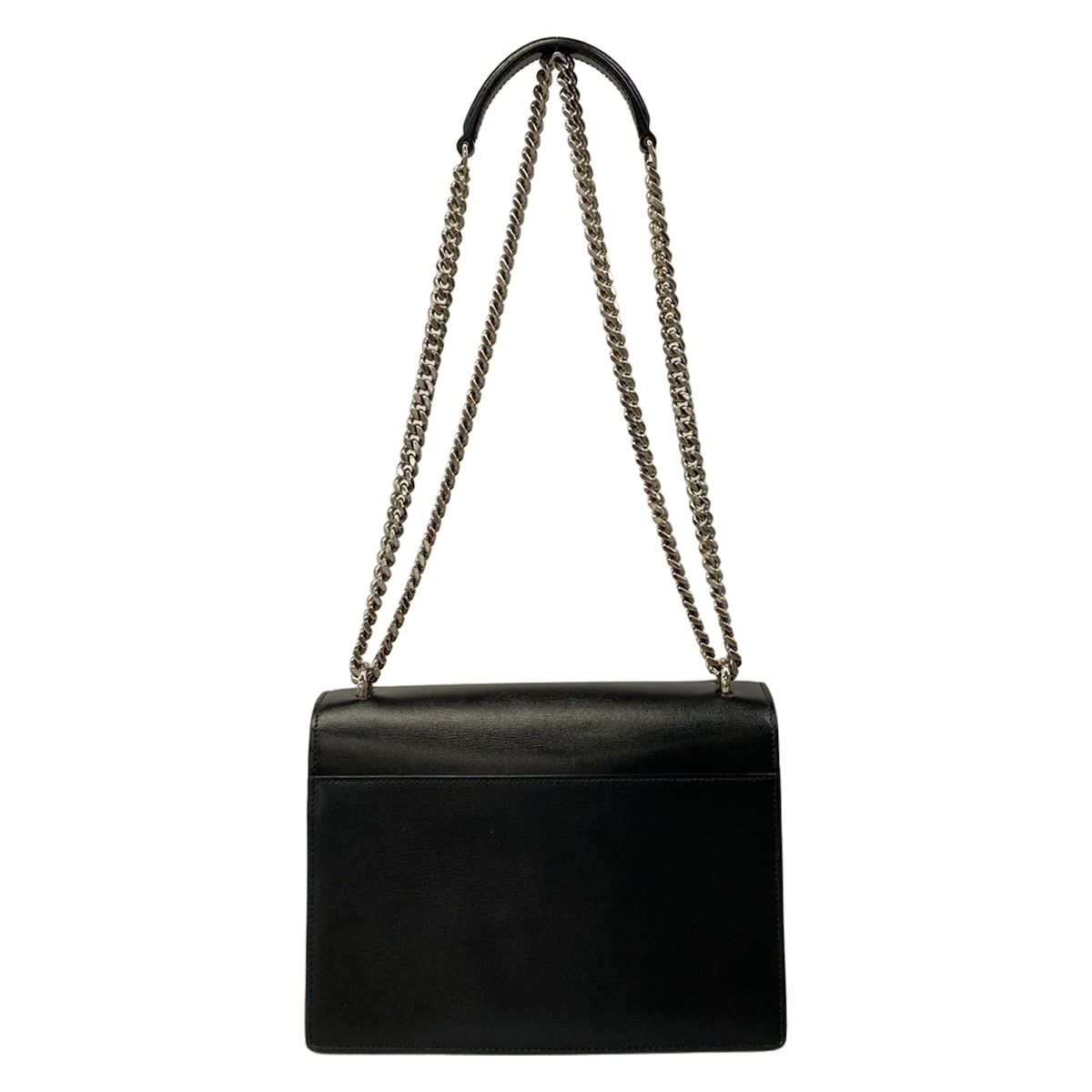 Saint Laurent Paris Shoulder Bag Sunset Black Chain Leather — view 3