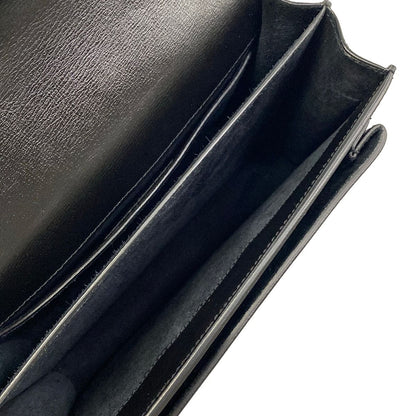 Saint Laurent Paris Shoulder Bag Sunset Black Chain Leather — view 7