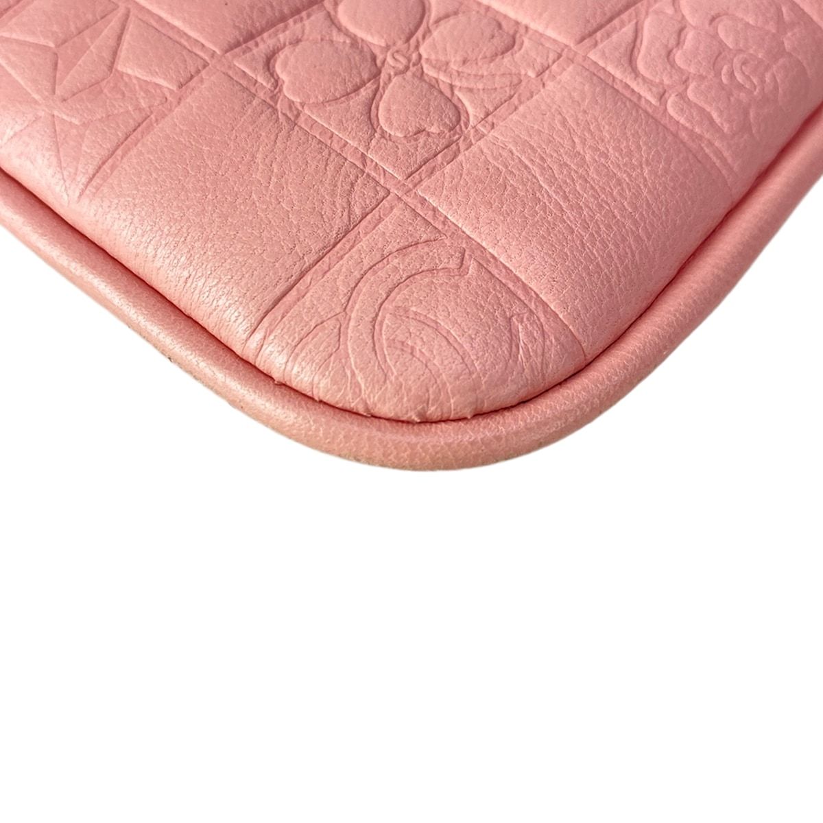 Chanel Shoulder Bag Icon Pink Chain Matt Togo Lambskin — view 9