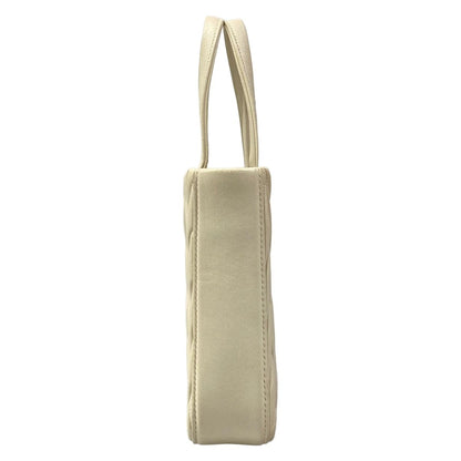 Miu Miu Tote Miu Crystal Matelasse White Leather — view 4
