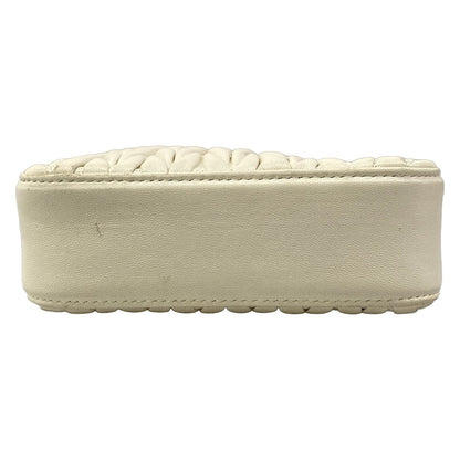 Miu Miu Tote Miu Crystal Matelasse White Leather — view 5