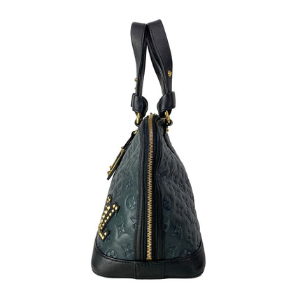 Louis Vuitton Handbag Collection Line Monogram Double Jeuneo Alma Noir Leather — view 4