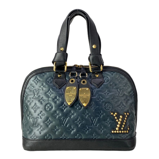 Louis Vuitton Handbag Collection Line Monogram Double Jeuneo Alma Noir Leather