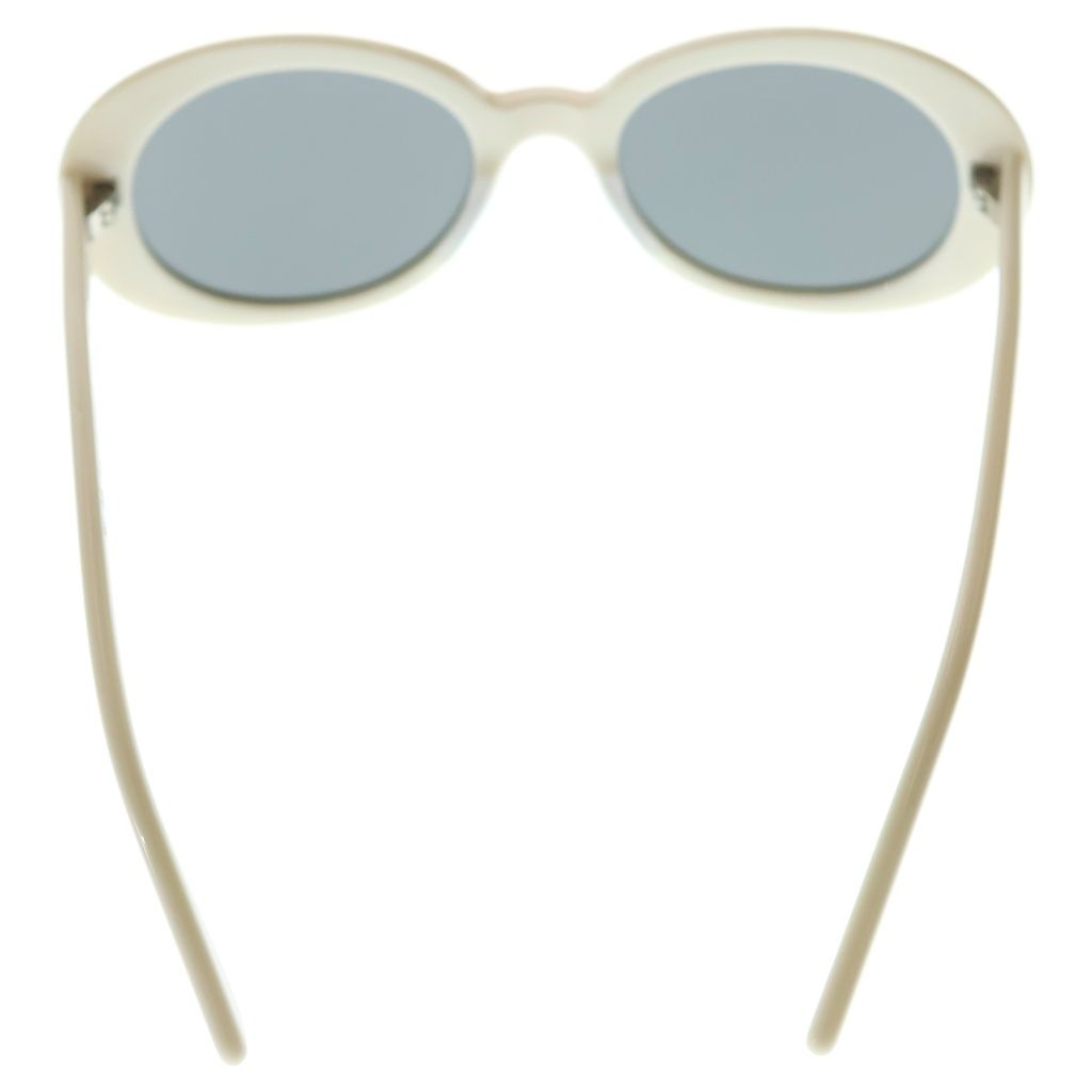 Saint Laurent Paris California Surf Collection Oval Sunglasses White Eyewear — view 2