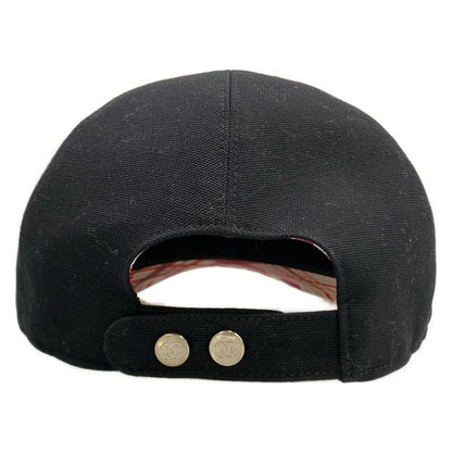 Chanel Cap Black White Beads CC Logo Cotton Silk — view 3