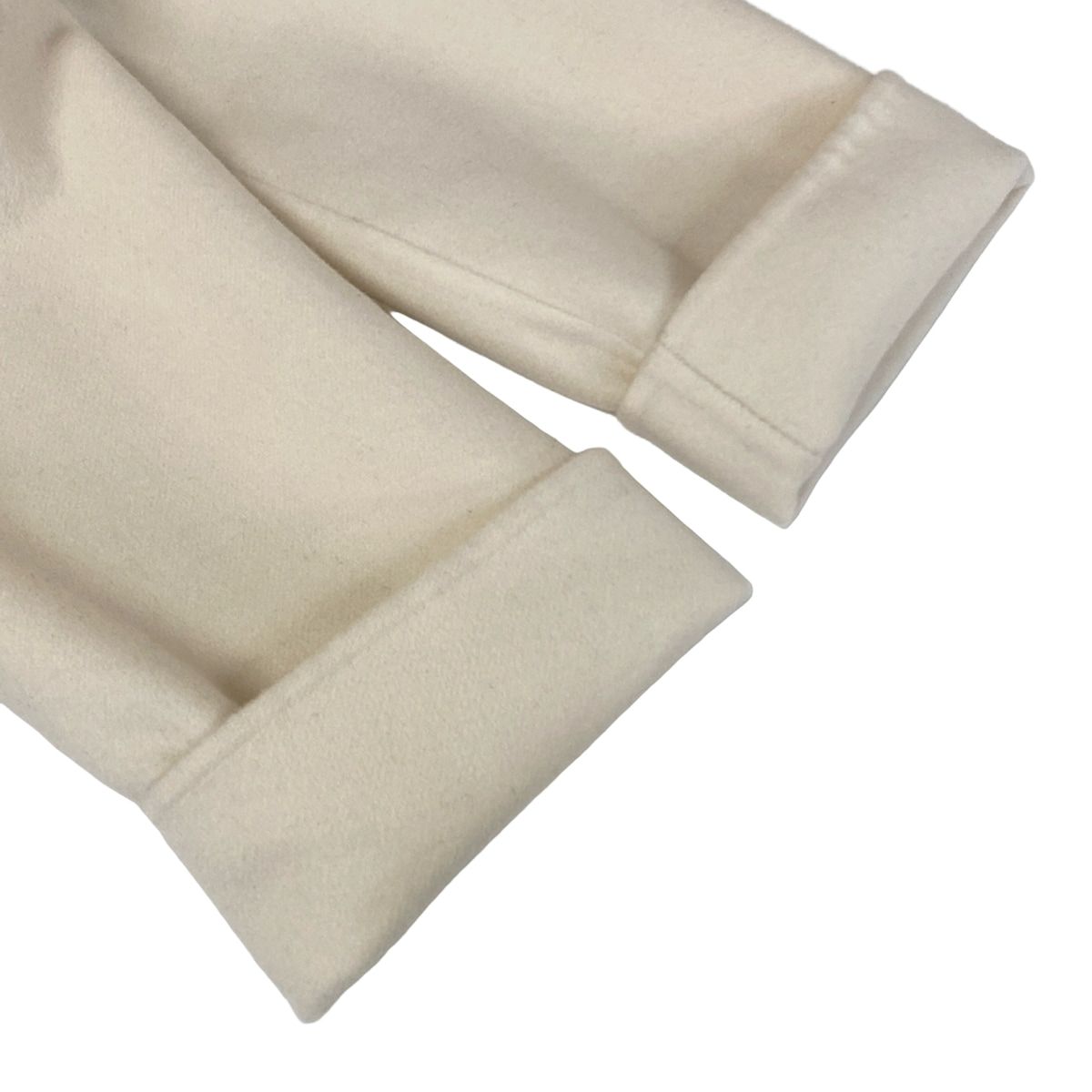 Hermes Coat 34 S Ivory Short Length Medle Button Autumn Cashmere — view 7