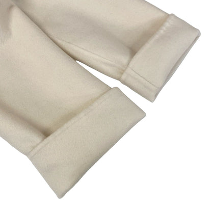 Hermes Coat 34 S Ivory Short Length Medle Button Autumn Cashmere — view 7