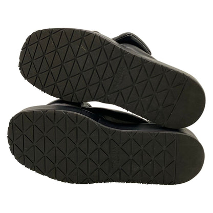 Prada Sandals 39 Black Cross Platform Leather — view 8