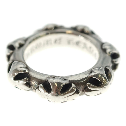 Chrome Hearts Cross Band Ring Silver
