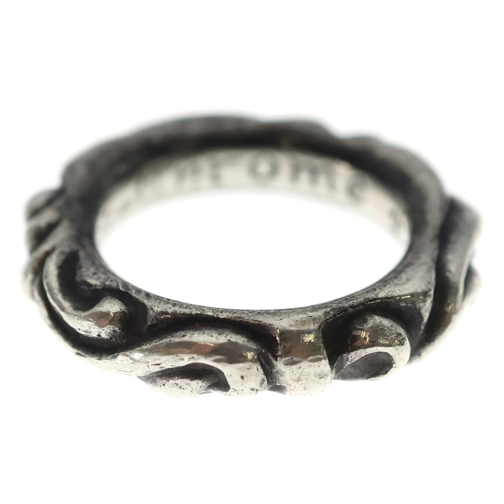 Chrome Hearts Scrl Band Scroll Ring Silver — view 4