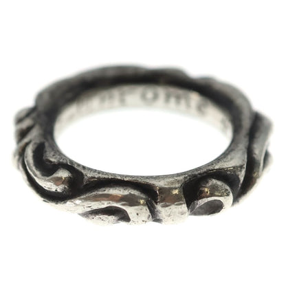 Chrome Hearts Scrl Band Scroll Ring Silver — view 4