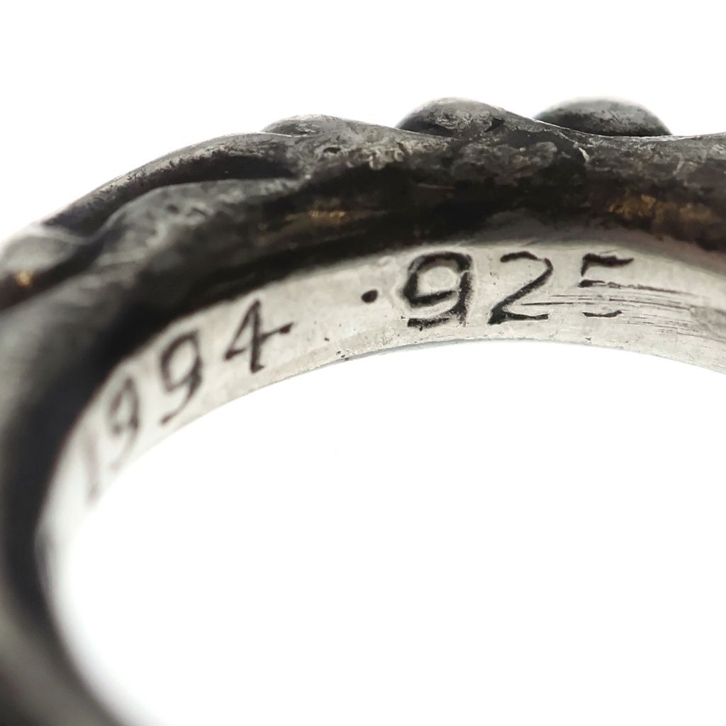 Chrome Hearts Scrl Band Scroll Ring Silver — view 6