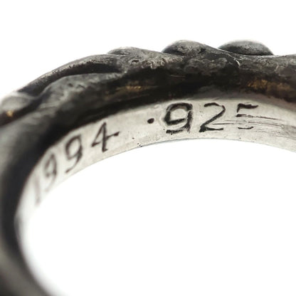 Chrome Hearts Scrl Band Scroll Ring Silver — view 6