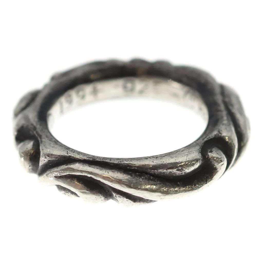 Chrome Hearts Scrl Band Scroll Ring Silver — view 2