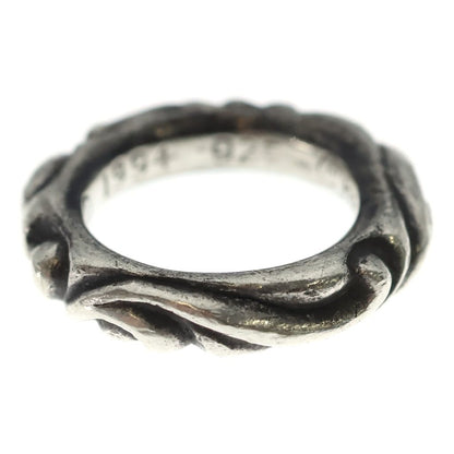 Chrome Hearts Scrl Band Scroll Ring Silver — view 2
