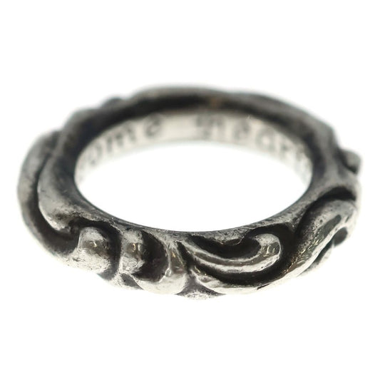 Chrome Hearts Scrl Band Scroll Ring Silver