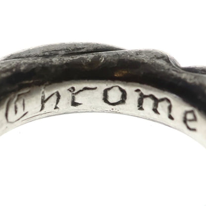Chrome Hearts Scrl Band Scroll Ring Silver — view 5