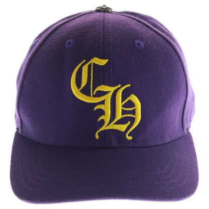 Chrome Hearts CH Base Ball Cap Baseball Cap Crossball Purple Yellow — view 4
