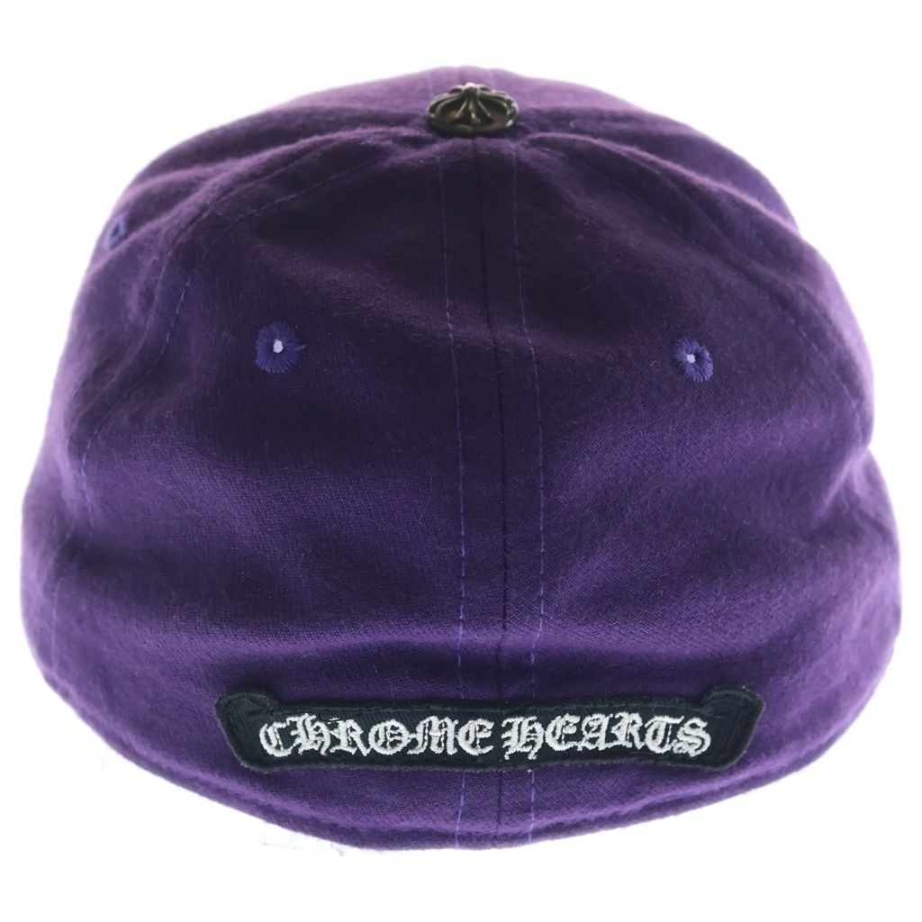 Chrome Hearts CH Base Ball Cap Baseball Cap Crossball Purple Yellow — view 2