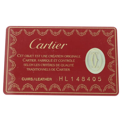 Cartier Panthere Shoulder Bag Black Leather Gold — view 7