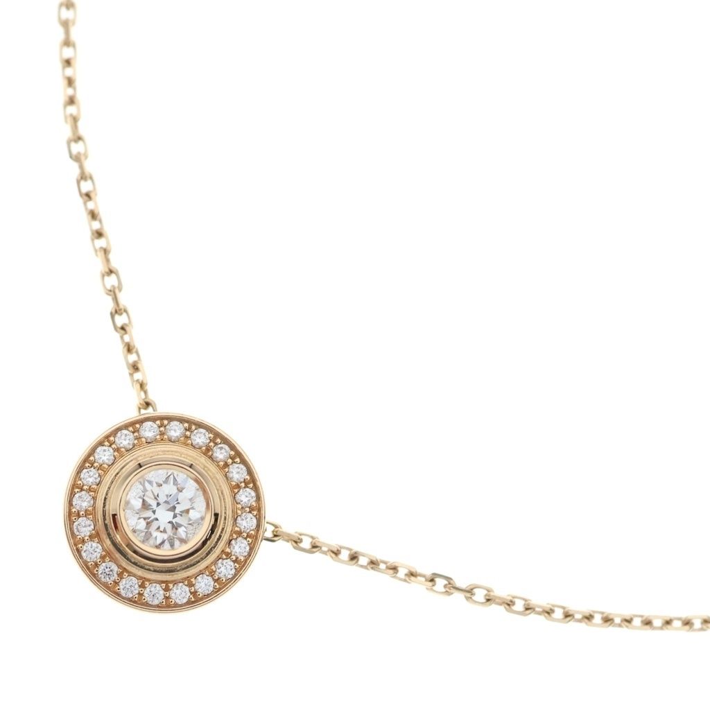 Cartier d'Amour Pave Diamond Pendant Chain