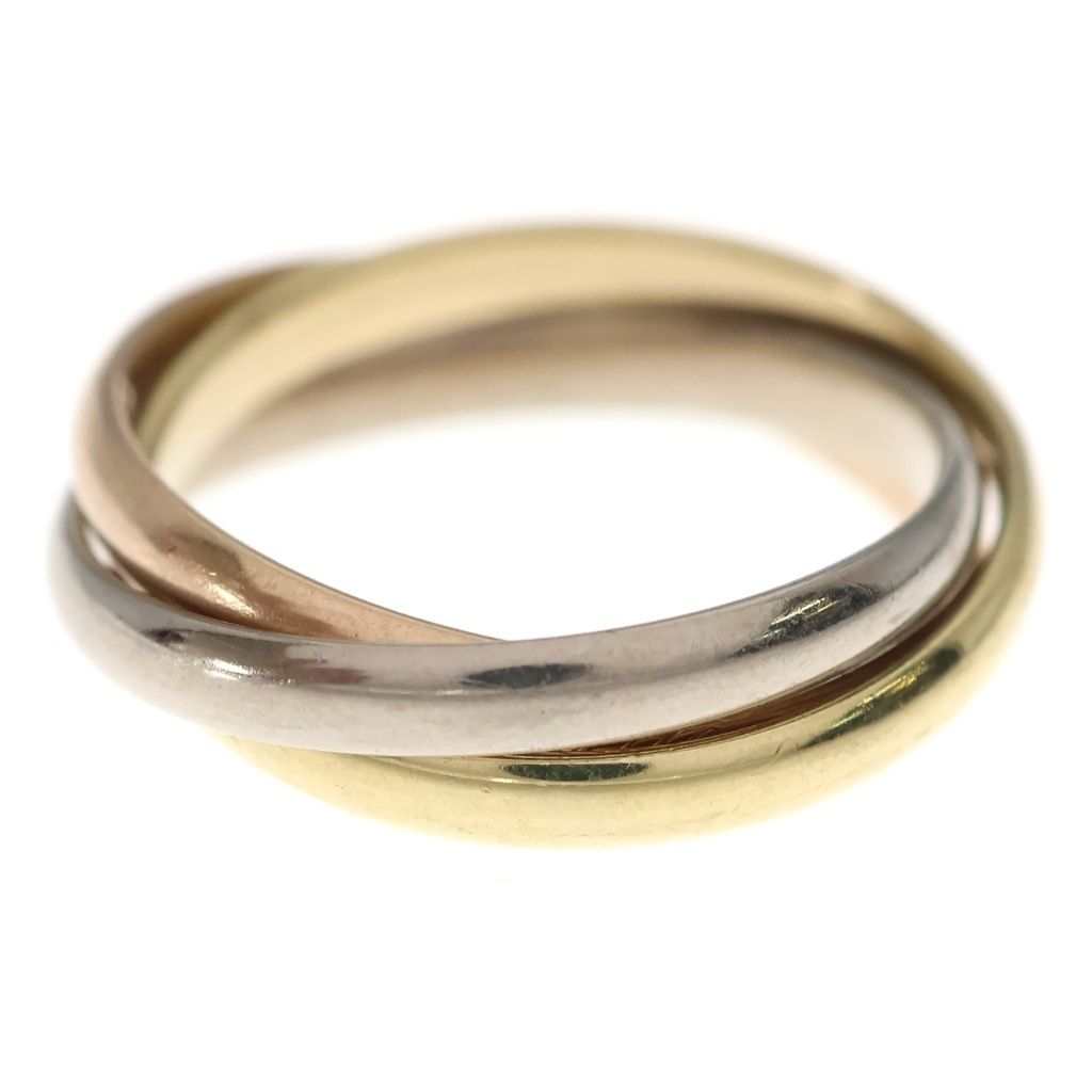 Cartier Trinity Ring 18k YG PG WG Gold Three — view 4