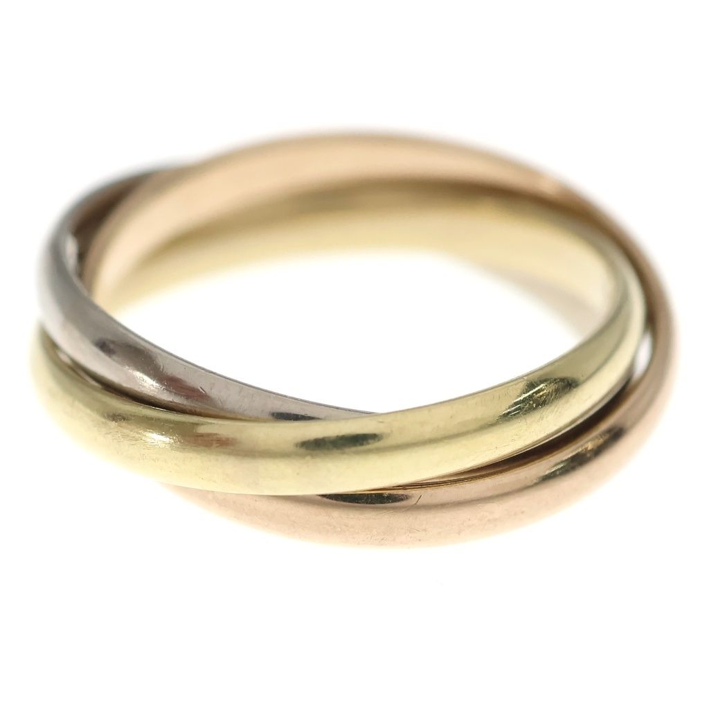 Cartier Trinity Ring 18k YG PG WG Gold Three — view 2
