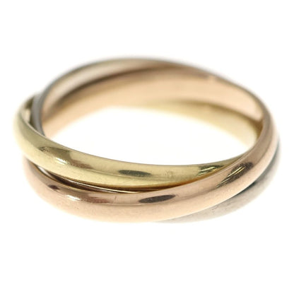 Cartier Trinity Ring 18k YG PG WG Gold Three — view 3