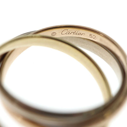 Cartier Trinity Ring 18k YG PG WG Gold Three — view 5