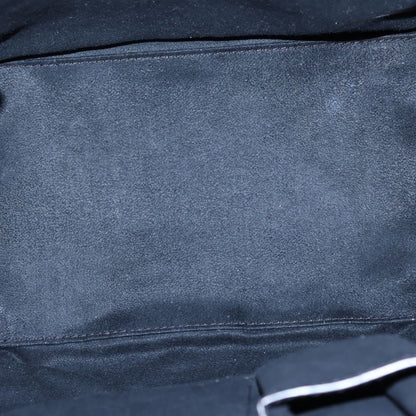 Celine Luggage Mini Handbag Black Leather Silver — view 5