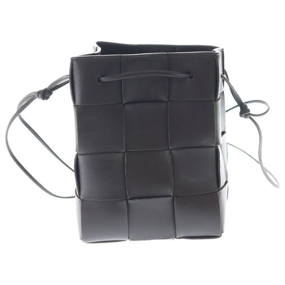 Bottega Veneta Cassette Small Bucket Bag Brown Leather
