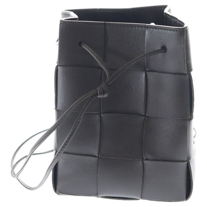 Bottega Veneta Cassette Small Bucket Bag Brown Leather — view 3