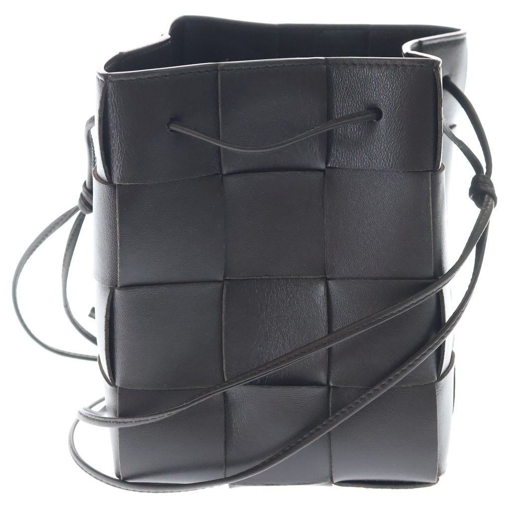Bottega Veneta Cassette Small Bucket Bag Brown Leather — view 2