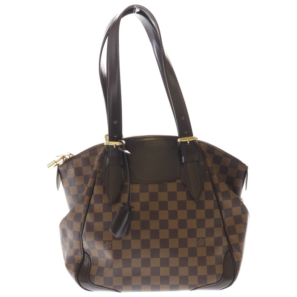 Louis Vuitton Verona MM Damier Shoulder Bag Brown