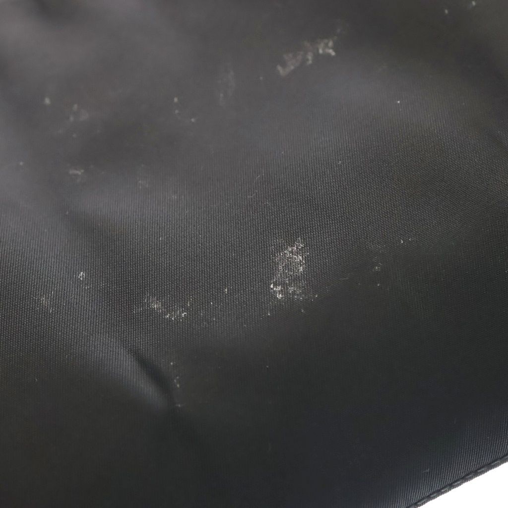 Prada Tessuto Backpack Black Nylon Leather Silver — view 8