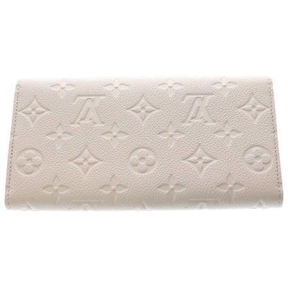 Louis Vuitton Monogram Empreinte Portefeuille Sarah Metis Long Flap Wallet Blue — view 2