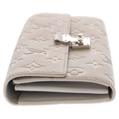 Louis Vuitton Monogram Empreinte Portefeuille Sarah Metis Long Flap Wallet Blue — view 3