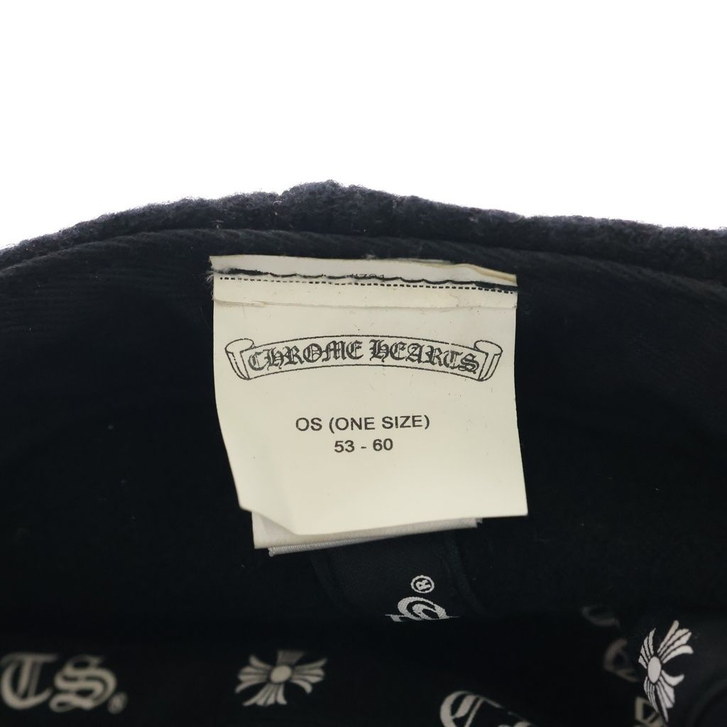 Chrome Hearts Cemetery Cross Patch Base Ball Cap Hat Black — view 7